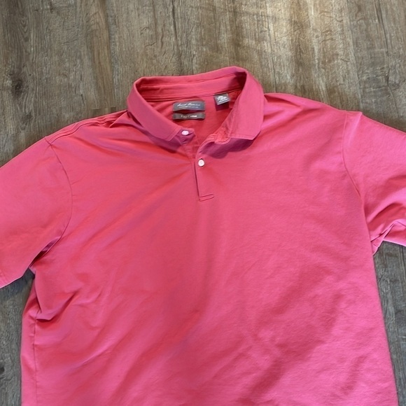 DANIEL CREMIEUX SALMON PINK PIMA COTTON POLO (XXL) - Picture 3 of 5